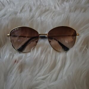Othr Gold Frame Sunglasses with Brown Lenses